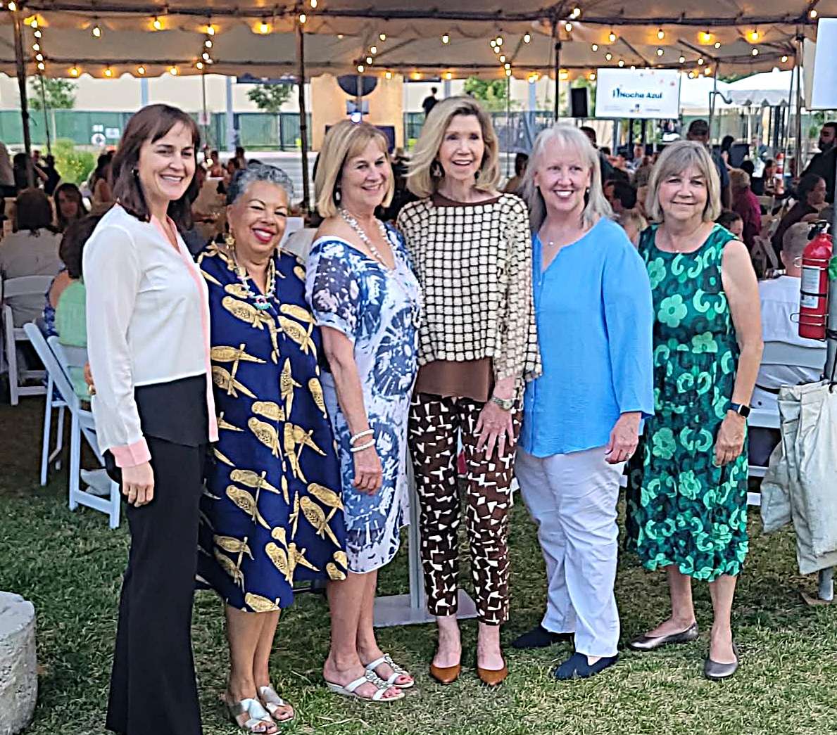 Members at Noche Azul event Network Programming